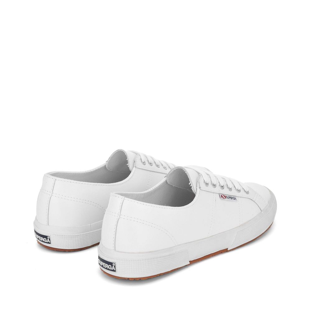 Superga 2750 Nappa White Sneakers - Women's Sneakers USA | US3162852